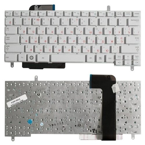 Клавиатура для ноутбука Samsumg CNBA5902704CBIL белая без рамки 115000₽