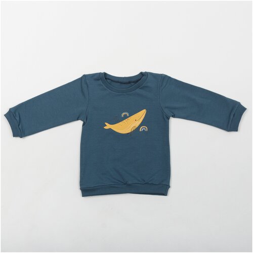 Forest kids Свитшот Whales 110, Синий