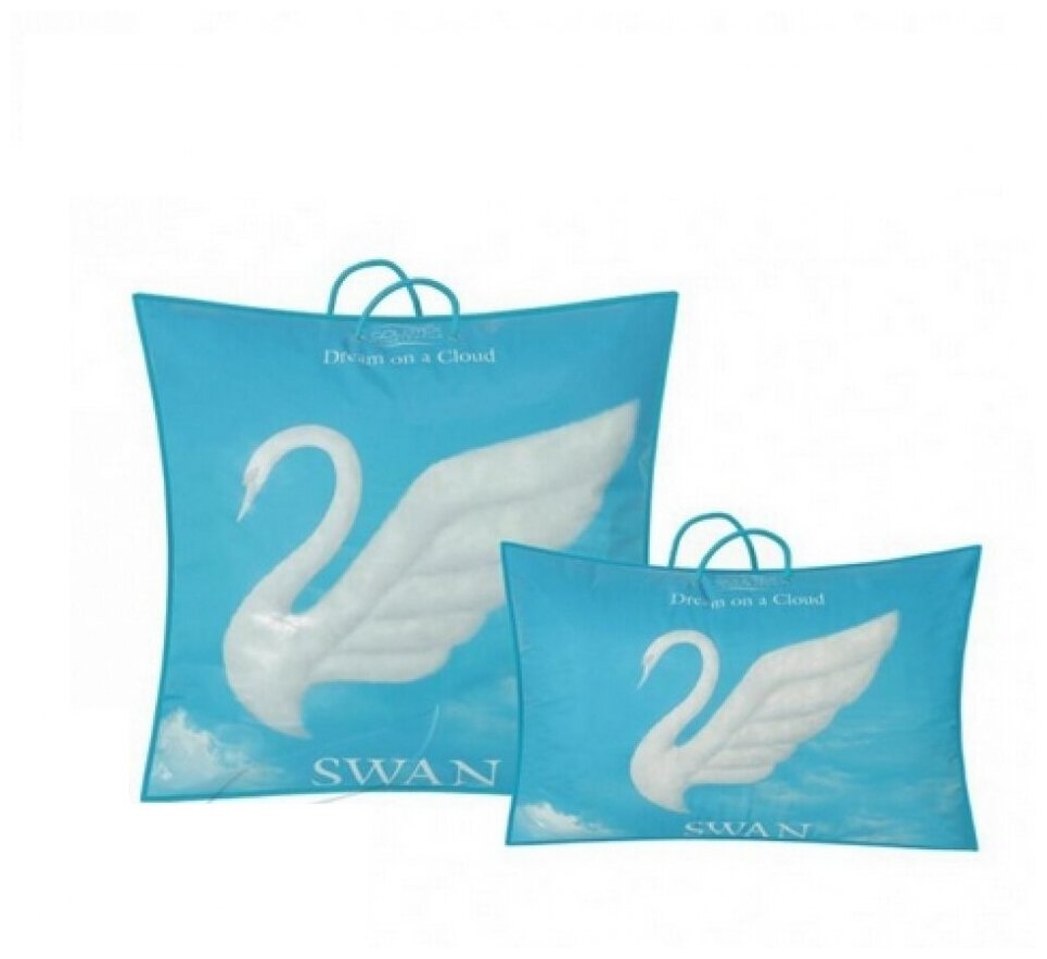 GoldTex подушка Swan Down Collection. Лебяжий пух/тик 70x70 см