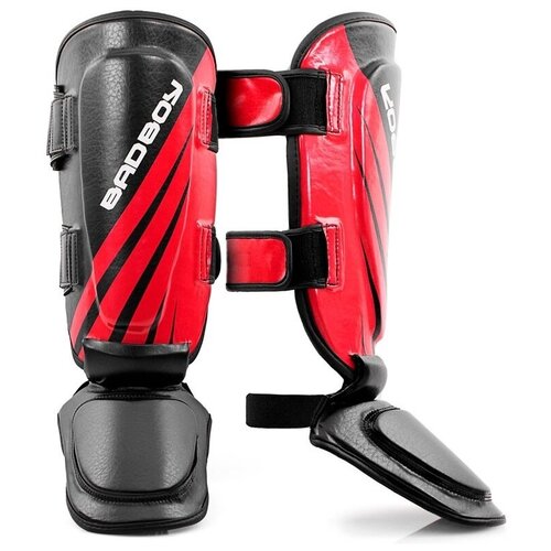 Щитки Bad Boy Training Series Impact Thai Shin Guards-Black/Red - Bad Boy - Черный - S\M