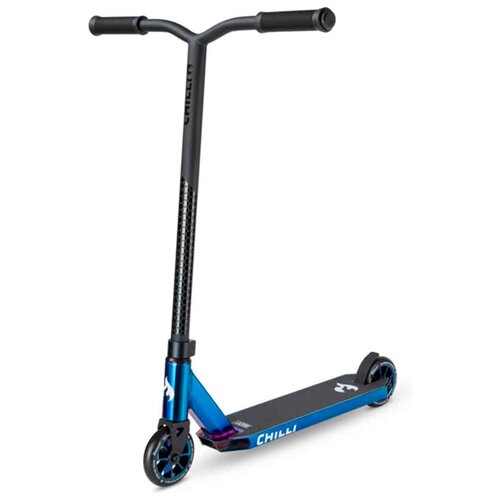 самокат chilli pro scooter rocky vol 2 black neochrome Трюковой самокат Chilli Pro Rocky , blue neochrome