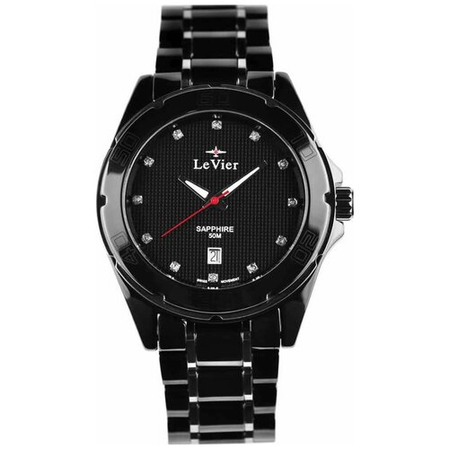 Наручные часы LeVier, черный levier l 7514 l bl red