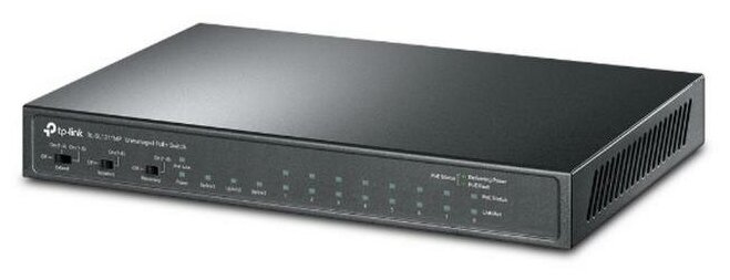 Коммутатор TP-Link TL-SL1311MP 8x100Mb 2G 1SFP 8PoE 124W неуправляемый
