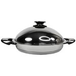 Сковорода-гриль Master Inox 28 см 2,3 л с купольной крышкой, нержавеющая сталь - изображение