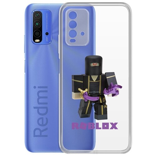 Чехол-накладка Krutoff Clear Case Roblox-Ниндзя Ассасин для Xiaomi Redmi 9T