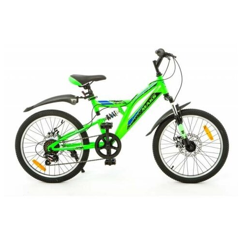 Велосипед 20 MAKS RUNNER V (Двухподвес) (6-ск.) (рама 13) Зеленый