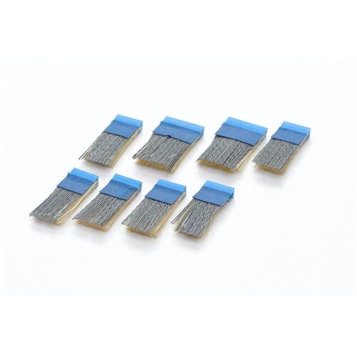 Щетка шлифовальная DE-TERO Flex MB2 28(2 шт.)+18(6 шт.)х40/45х 1мм 141 P180 нейлон