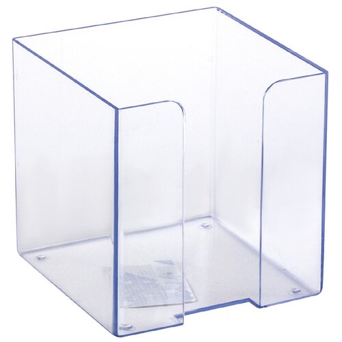 Подставка для бумажного блока 90 х 90 х 90 мм, пластиковая, прозрачная подставка для бумажного блока 90 х 90 х 90 мм пластиковая прозрачная