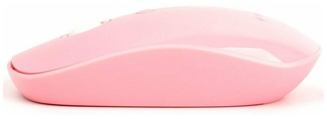Мышь беспроводная Gembird MUSW-390 24ГГц 2 кнопки колесо кнопка1000DPI розовый глянец