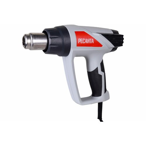 Строительный фен РЕСАНТА ФЭ-2000ЭКД с регулировкой воздушного потока 2000 Вт серыйчерный 5290₽