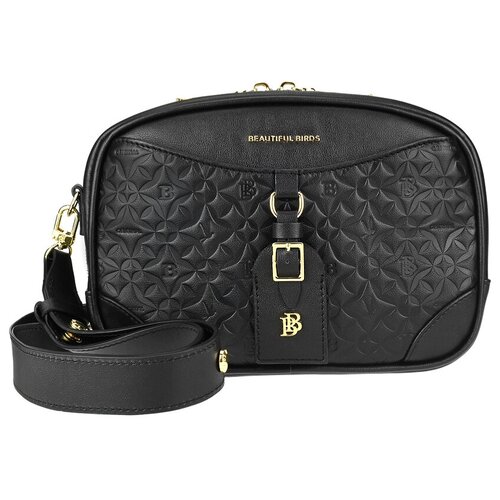 фото Сумка beautiful birds bluejay женская кожаная на плечо или через плечо кросс-боди из натуральной кожи