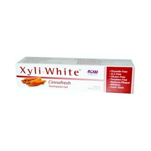 Освежающая зубная гель-паста Xyliwhite NOW Foods (Нау Фудс), 181 г solutions xyliwhite зубная гель паста освежающая мята 181 г 6 4 унции now foods
