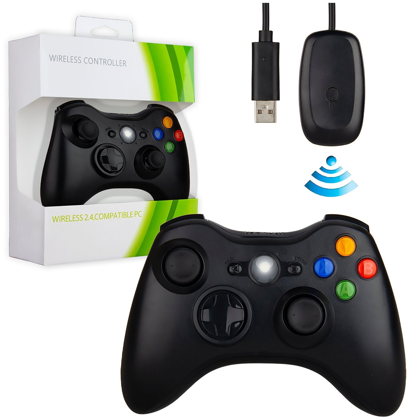 Геймпад OEM Джойстик беспроводной ресивер ПК для Xbox 360Xbox 360 SlimPC Windows 7 8 10