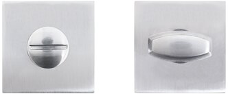Сантехническая завертка-фиксатор WC для защелок, замков, задвижек (матовый хром) аллюр АРТ BK-S2 SC(6190)