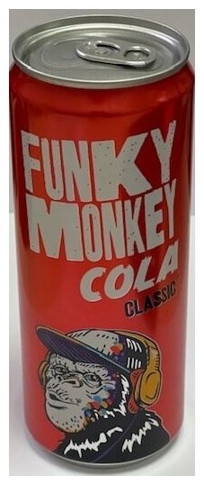 Газированный напиток FUNKY MONKEY Cola Classic 0,33 л.х 12 шт. ж/б - фотография № 6