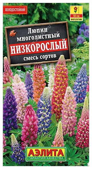 Люпин Низкорослый смесь сортов (05 г) 2 пакета