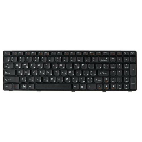 Клавиатура для Lenovo для IdeaPad Z560 Z560A Z565A G570 G570A G570AH G570G G570GL G575 G575A G575G G770 G780 25-01013 25-010793 25-012436 Black black frame гор Enter ZeepDeep 93200₽