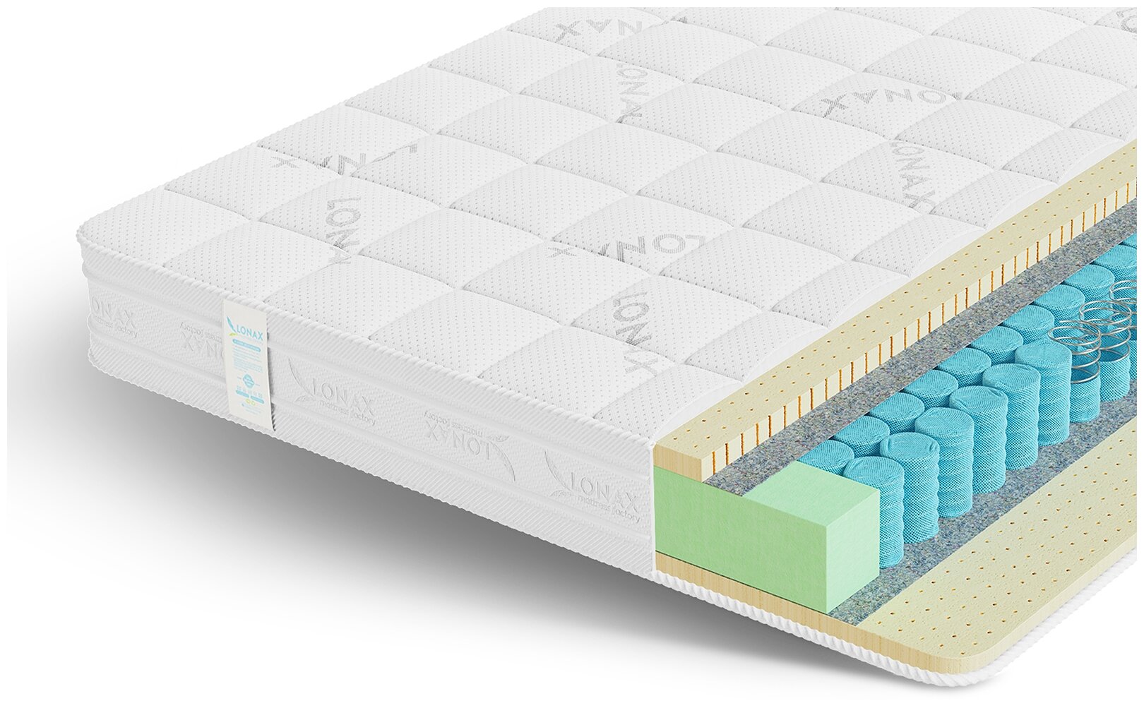 Россия Матрас Lonax Latex TFK 65x140 - фотография № 2