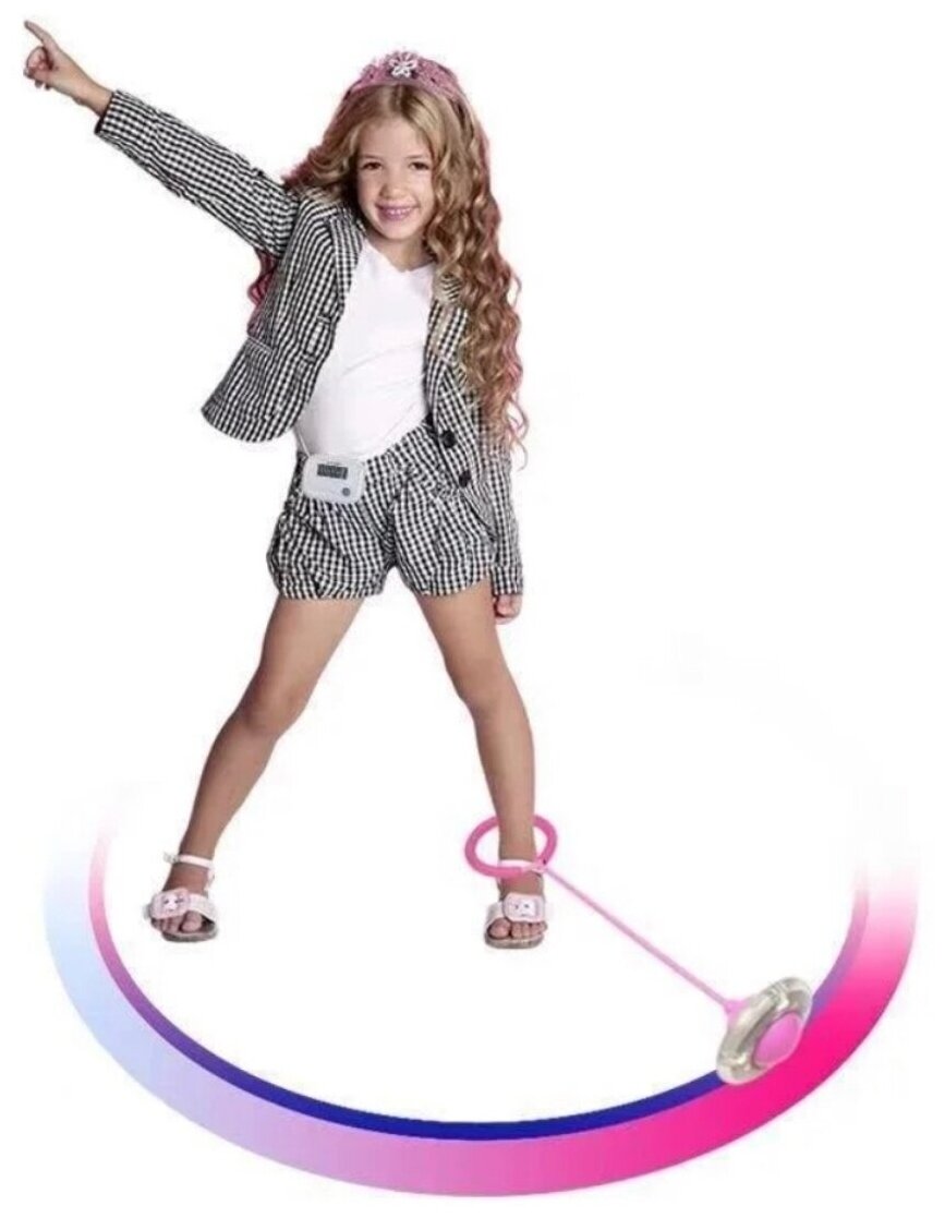 Нейроскакалка светящаяся розовая — купить в интернет-магазине по низкой ...