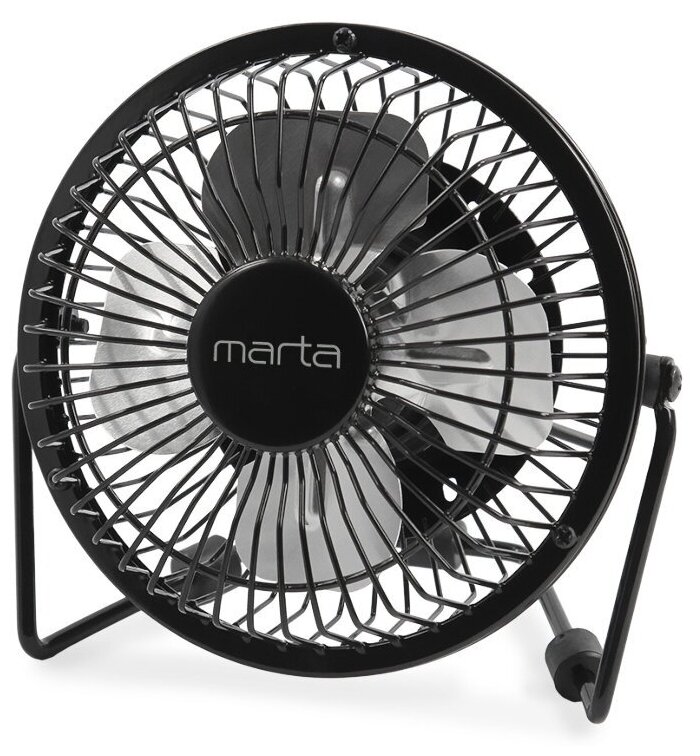 MARTA MT-FN2545 черный вентилятор настольный