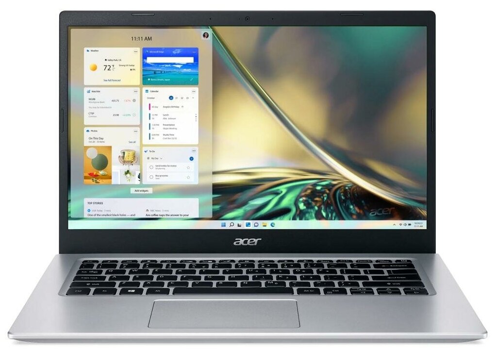 Ноутбук Acer Aspire 5 A514-54-39D2 NXA22ER00M i3 1115G48GB512GB SSD14IPSFHDWin11Homeblack