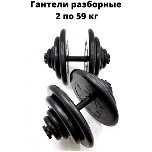 фото Гантели разборные 2 по 59 кг mb barbell