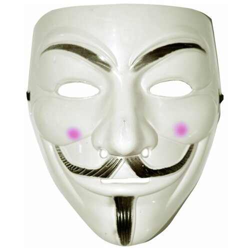 Маска Гай Фокс (Анонимус) маска гай фокс анонимус неоновая с подсветкой два цвета арт 2