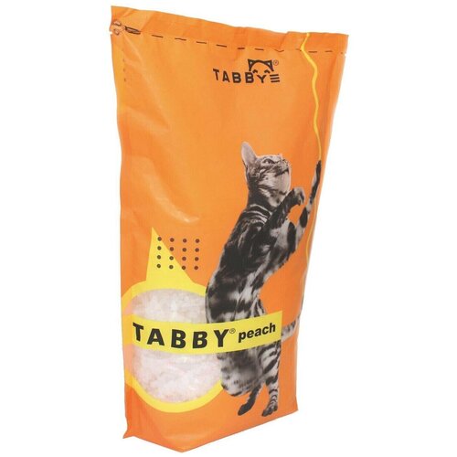 Наполнитель силикагелевый аромат персика Tabby 3,8л