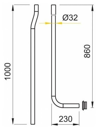 Водосливная труба Alcaplast - фото №2