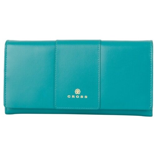 фото Кошелёк cross kelly wall turquish, кожа наппа, гладкая, тёмно-бирюзовый ac928288_1-28