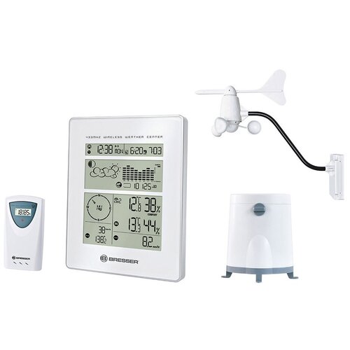 Метеостанция с радиоуправлением Bresser белая 3559000₽