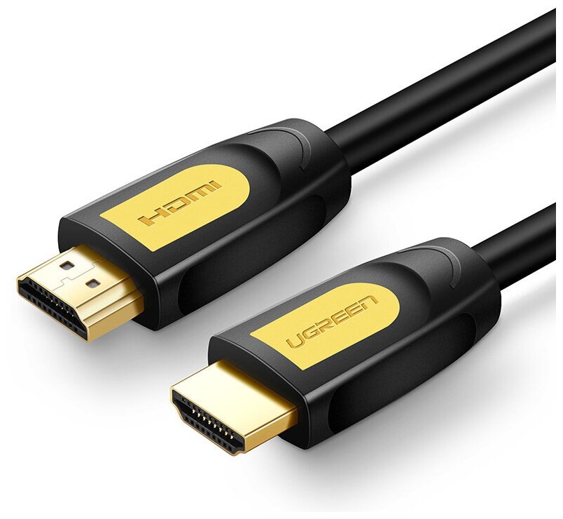 Кабель Ugreen HDMI 4K, цвет желтый/черный, 3 м (10130)