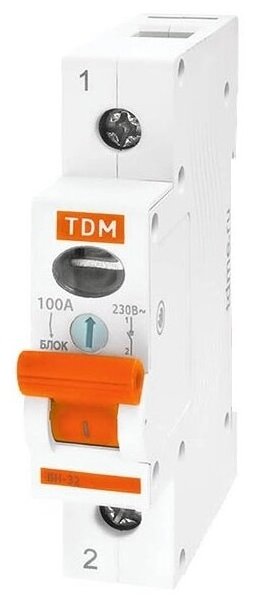 Выключатель нагрузки (мини-рубильник) ВН-32 1P 125A TDM SQ0211-0010