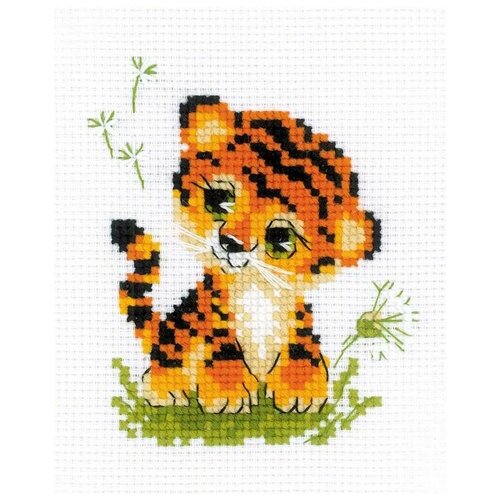 Набор для вышивания Крошка Тигр, 13x16 см, Риолис (Сотвори Сама)