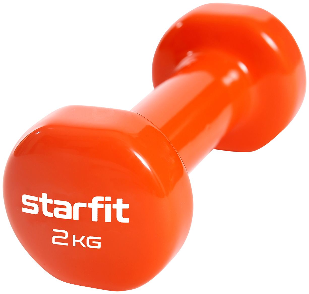 Гантель виниловая Starfit Db-101 2 кг, оранжевый