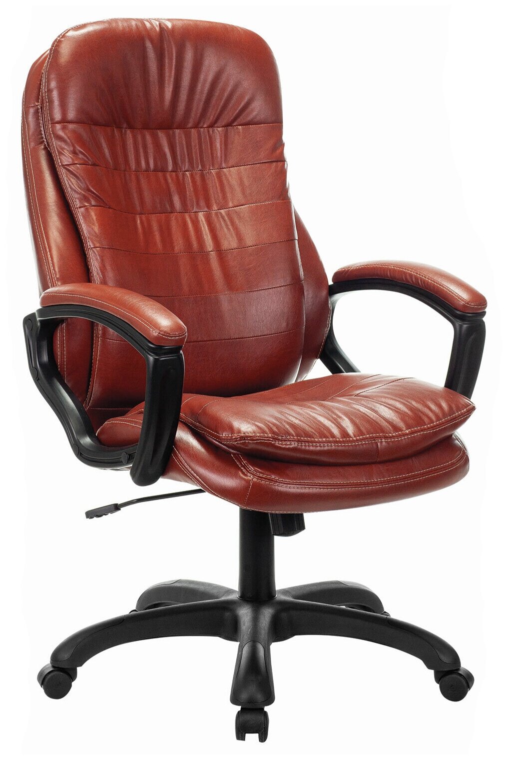 Кресло офисное BRABIX PREMIUM Omega EX-589, экокожа, коричневое, 532096