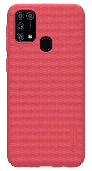 Накладка Nillkin Frosted Shield пластиковая для Samsung Galaxy M31 M315 Red/Красная