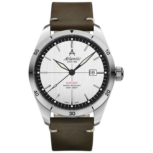 Наручные часы Atlantic Atlantic 70351.41.21, серебряный, коричневый