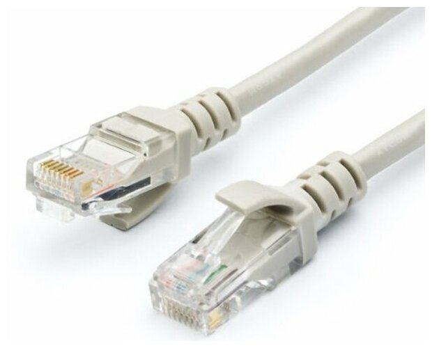 фото Сетевой кабель ATcom RJ45 cat.5e UTP 7.5m Grey АТ9165