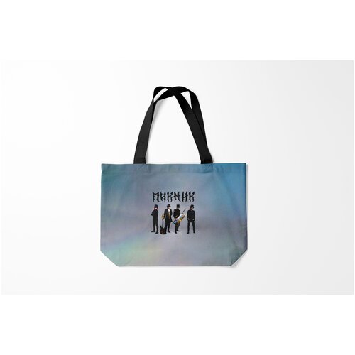 фото Сумка-шоппер / 46х35 см / рок / пикник группа burnettie
