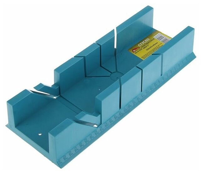 фото Стусло Hobbi/РемоКолор, пластмассовое, 300х65х40 мм, 45, 90, 135°