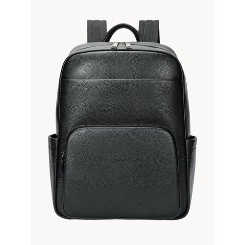 Рюкзак FAUSTINI, натуральная кожа, унисекс, черный