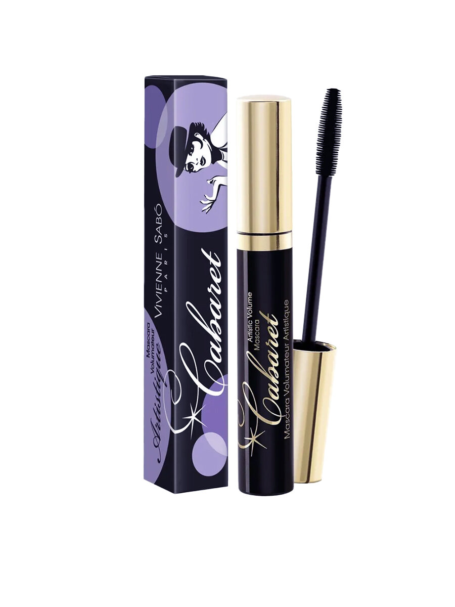 Тушь для ресниц "Cabaret" Mascara, со сценическим эффектом (Супер-объем), 9 мл, черная — фото 1