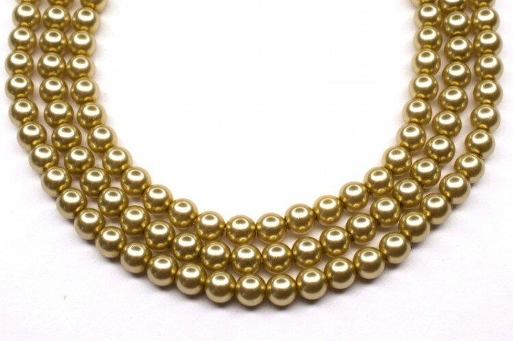 Жемчуг Preciosa Maxima, цвет vanilla, 4мм, 704-157, 10шт