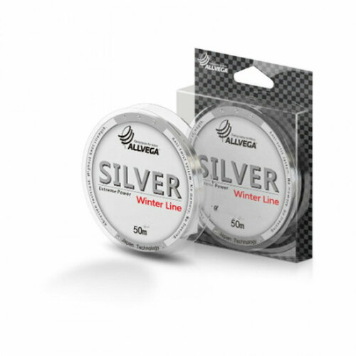 фото Леска allvega silver 0.12 50м