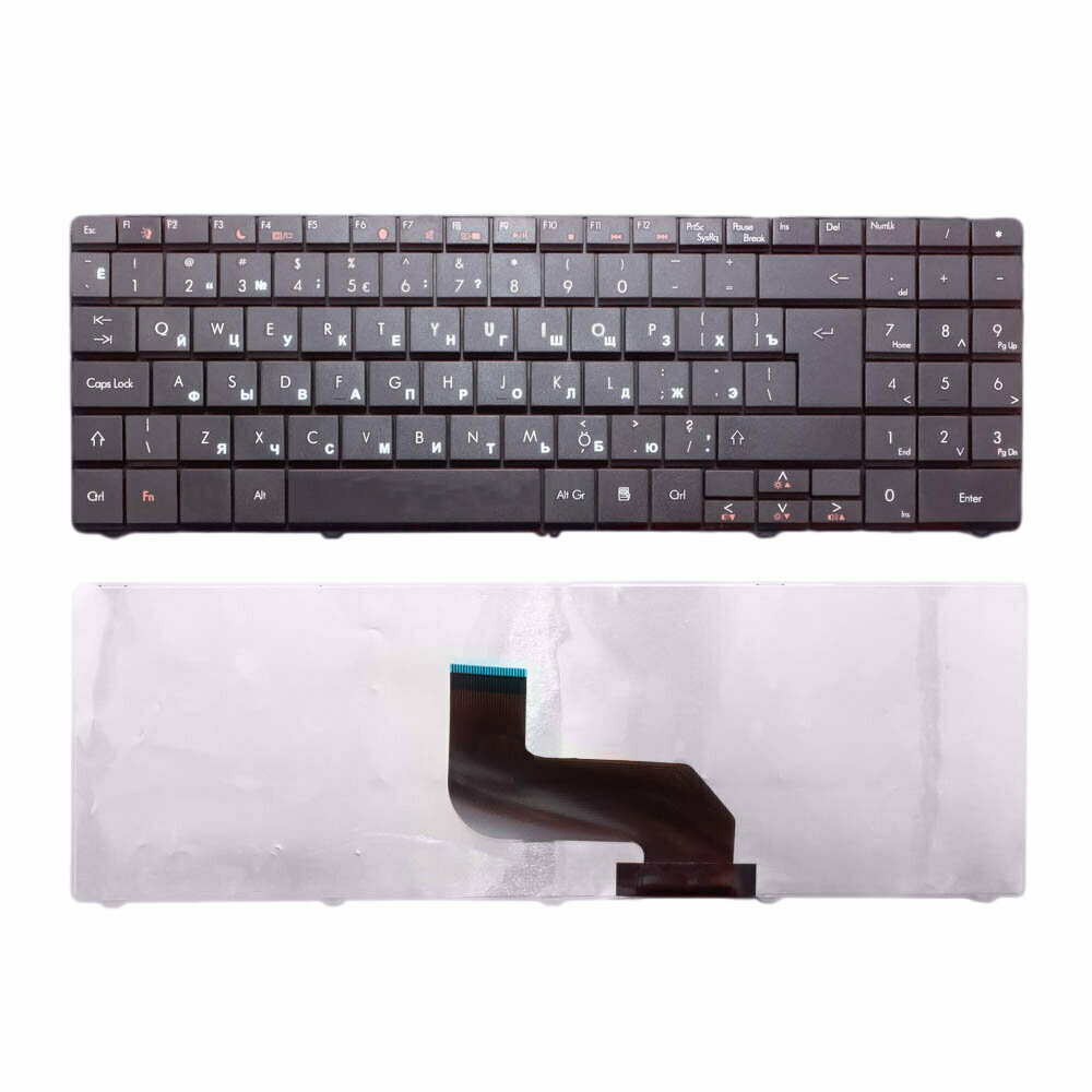 Клавиатура для ноутбука Gateway EC54 NV42 черная большой Enter
