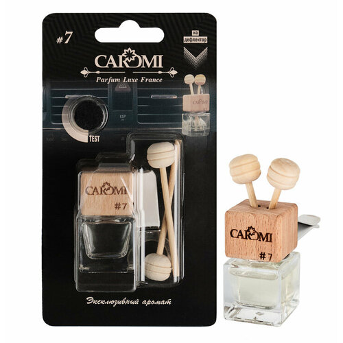 Ароматизатор в дефлектор #7 TF TOB VAN флакон 6мл + 2 палочки CAROMI