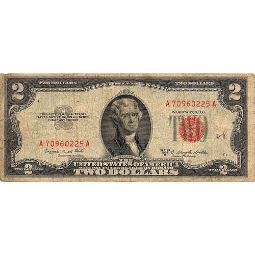 2 доллара 1953 год США 70960225