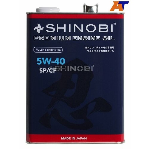 Масло моторное синтетическое SHINOBI SP CF 5W-40 4L 5374₽