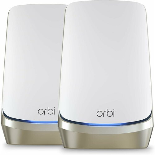 wi fi роутер asus ax11000 gt ax11000 2 4 ггц Netgear Orbi RBKE962 960 Series AX11000 Quad-Band Mesh Wi-Fi 6E System - 2 Pack (White)